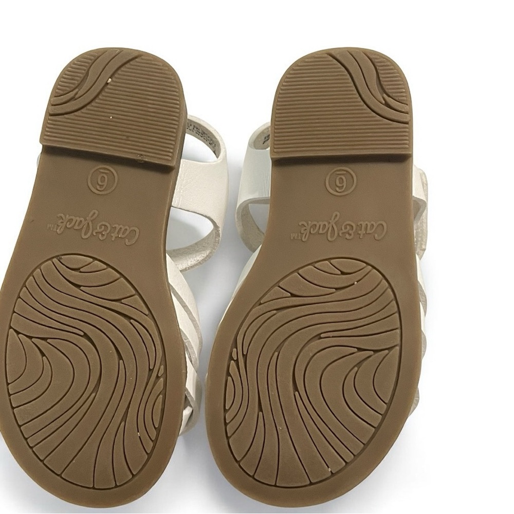 Cat & Jack White Toddler Girl Sandals - Picture 6 of 9